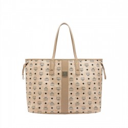 MCM Reversible Liz Shopper in Visetos Bag
