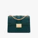 Charles Keith Chain Flap Shoulder Bag Dark Green Charles Keith Chain Flap Shoulder Bag Dark Green
