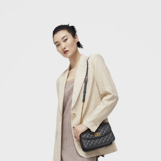 Charles Keith Chain Shoulder Bag Diamond Bag Black Charles Keith Chain Shoulder Bag Diamond Bag Black