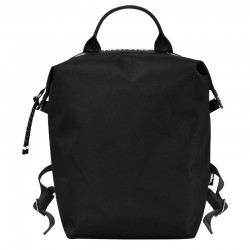 Women Longchamp Le Pliage Energy L Backpack Recycled Canvas Black