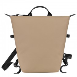 Women Longchamp Le Pliage Energy L Backpack Recycled Canvas Clay