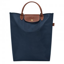 Women Longchamp Le Pliage Original M Tote Bag Navy