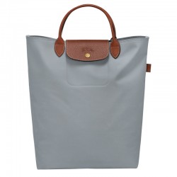 Women Longchamp Le Pliage Original M Tote Bag Steel