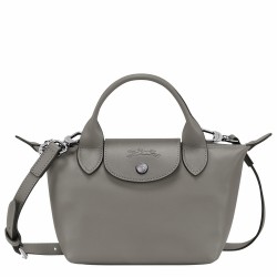 Women Longchamp Le Pliage Xtra Leather Handbag Xs Turtledove