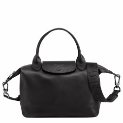 Women Longchamp Le Pliage Xtra S Handbag Black Leather