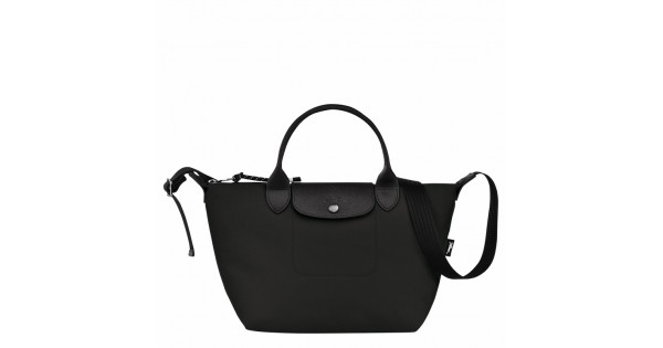 トートバッグ Longchamp Black Recycled Canvas L Le Pliage Energy Bag Le Pliage Energy L Handbag Black - Recycled canvas