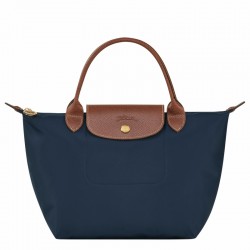 Women Longchamp Le Pliage Original S Handbag Recycled Canvas Navy