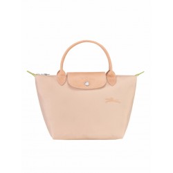 Women Longchamp Le Pliage Green S Handbag Recycled Canvas Fleurs