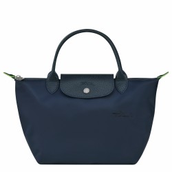 Women Longchamp Le Pliage Green S Handbag Recycled Canvas Navy