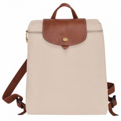 Women Longchamp Le Pliage Original Backpack Recycled Canvas Paper