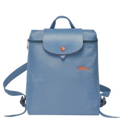 Women Longchamp Le Pliage Club Backpack Blue