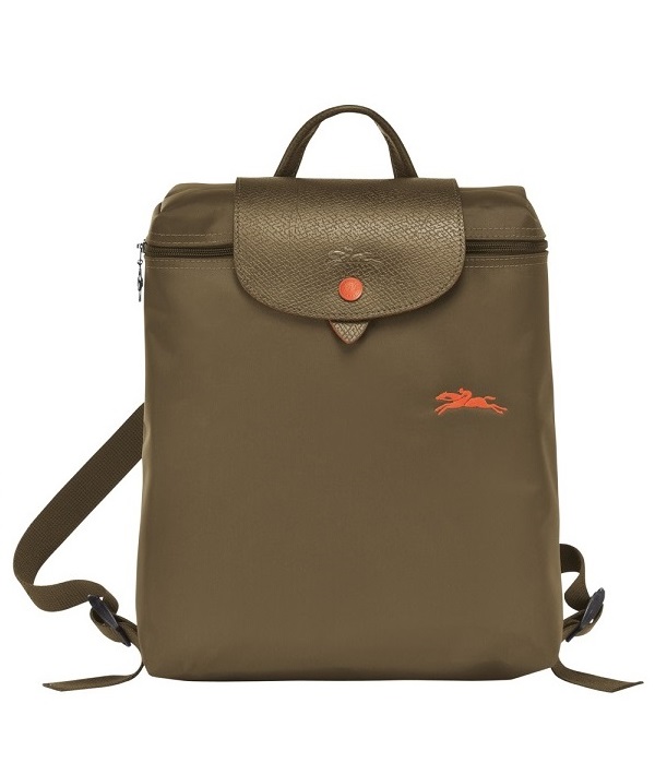 Women Longchamp Le Pliage Club Backpack Khaki