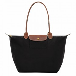 Women Longchamp Le Pliage Original L Tote Bag Recycled Canvas Black