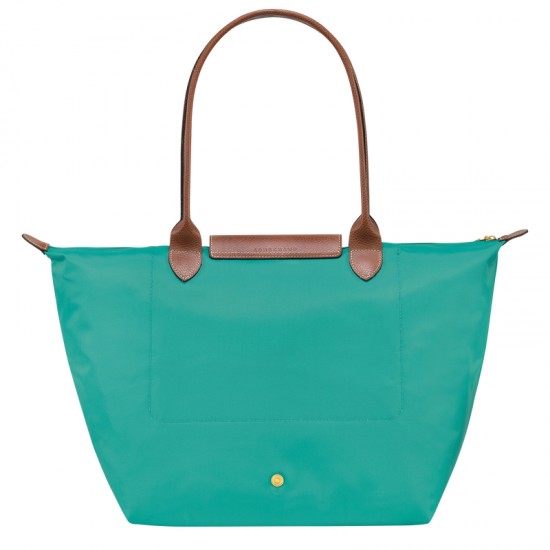 Women Longchamp Le Pliage Original L Tote Bag Recycled Canvas Turquoise Women Longchamp Le Pliage Original L Tote Bag Recycled Canvas Turquoise