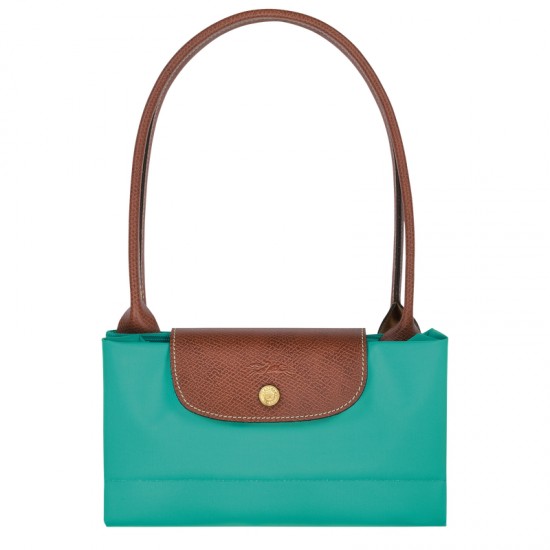 Women Longchamp Le Pliage Original L Tote Bag Recycled Canvas Turquoise Women Longchamp Le Pliage Original L Tote Bag Recycled Canvas Turquoise