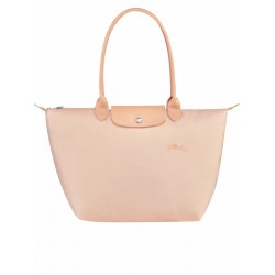 Women Longchamp Le Pliage Green L Tote Bag Recycled Canvas Fleurs