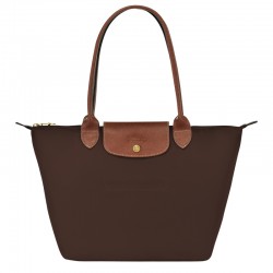 Women Longchamp Le Pliage Original M Tote Bag Recycled Canvas Ebony