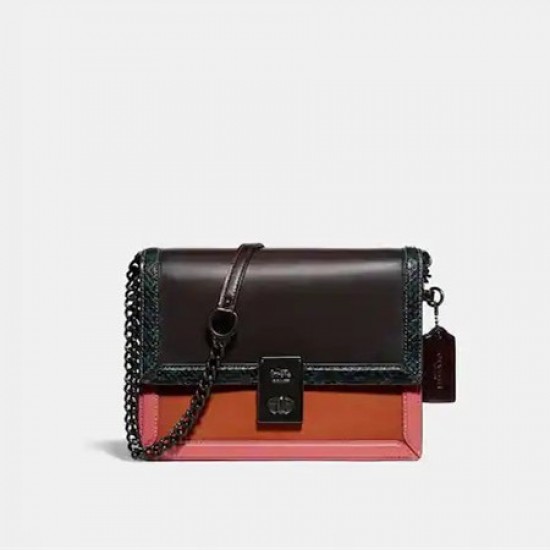 Coach hutton best sale shoulder bag colorblock