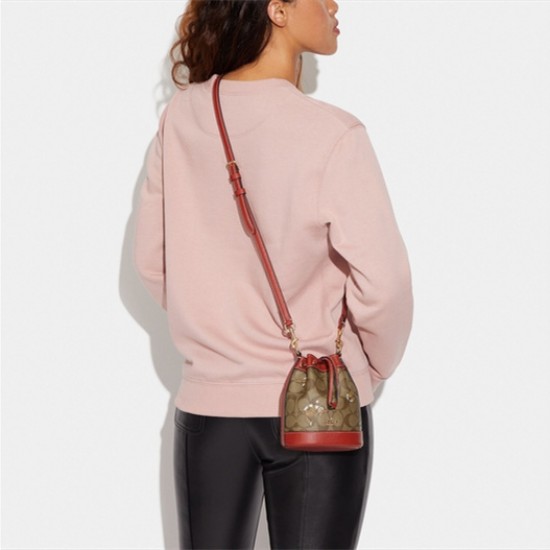 Coach mini bucket 2025 bag