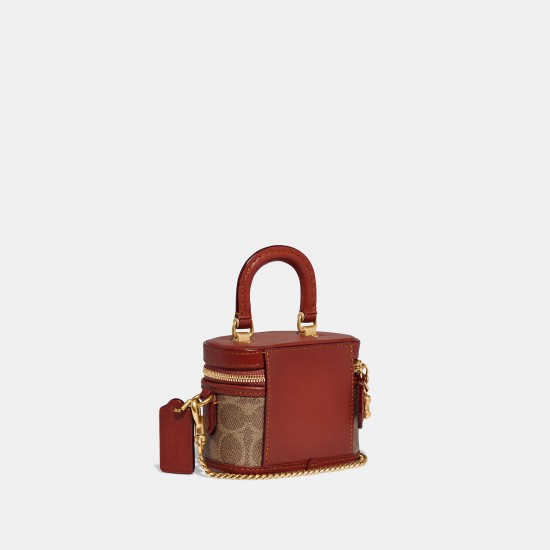 Coach coated canvas hot sale signature trail bag