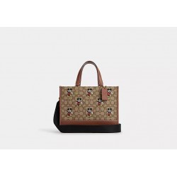 Women Coach Disney X Coach Dempsey Carryall in Signature Jacquard with Mickey Mouse Print