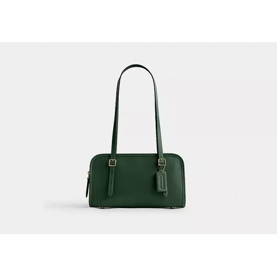 Hunter green coach purse outlet