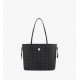 MCM Women Reversible Liz Shopper Small in Visetos Black