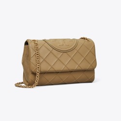 Women Tory Burch Fleming Soft Convertible Shoulder Bag Pebblestone