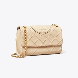 Women Tory Burch Fleming Soft Convertible Shoulder Bag New Cream