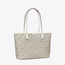 Women Tory Burch Small Ever Ready Zip Tote Ivory