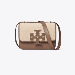 Women Tory Burch Small Eleanor Canvas Bag Clam Shell