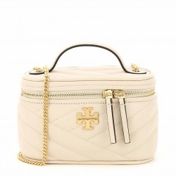 Women Tory Burch Kira Mini Vanity Tote Bag Light Cream