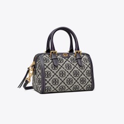 Women Tory Burch Mini T Monogram Barrel Bag Tory Navy