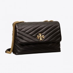 Women Tory Burch Kira Chevron Convertible Shoulder Bag Black