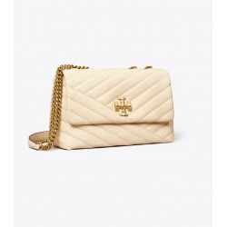 Women Tory Burch Small Kira Chevron Convertible Shoulder Bag New Cream