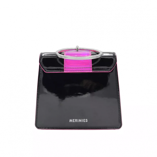 Merimies Black Pink Black Carbon Bag