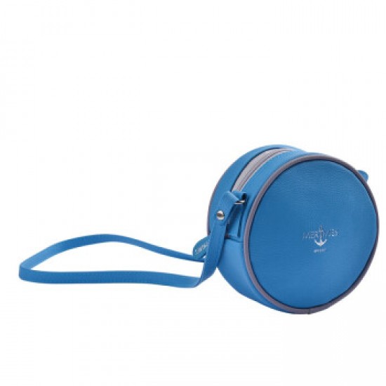 Merimies Candy Color Mini Round Bag Blue