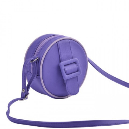 Merimies Candy Color Mini Round Bag Purple Bag