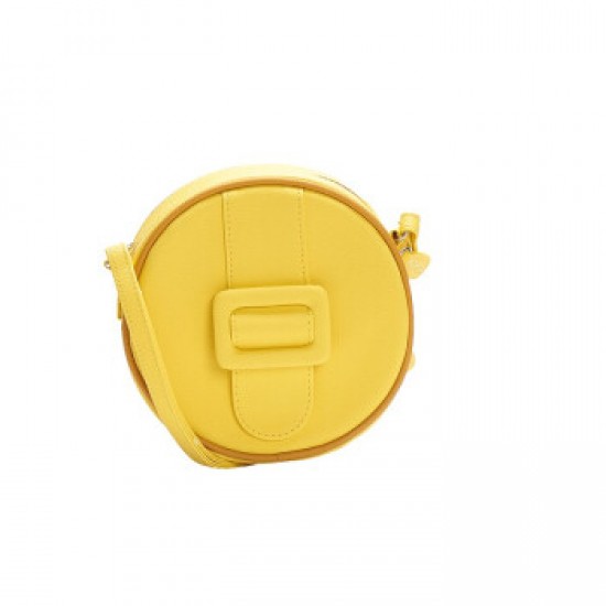 Merimies Candy Color Mini Round Bag Yellow Bag