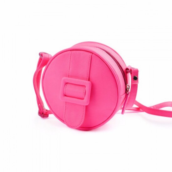 Merimies Fluorescent Round Bag Neon Pink Bag