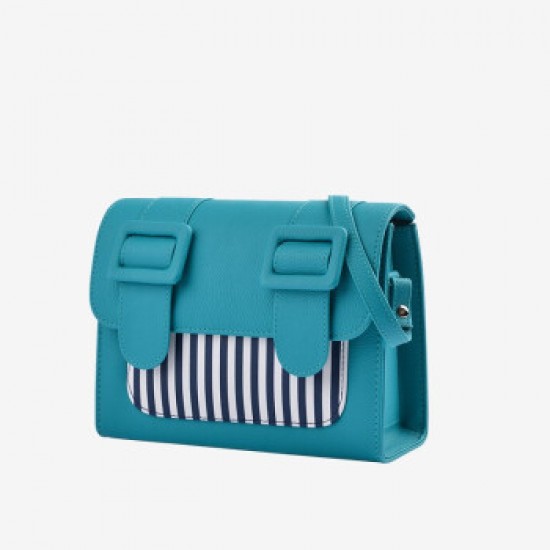 Merimies Mix Passion Stripe Cute Turquoise Strip Bag