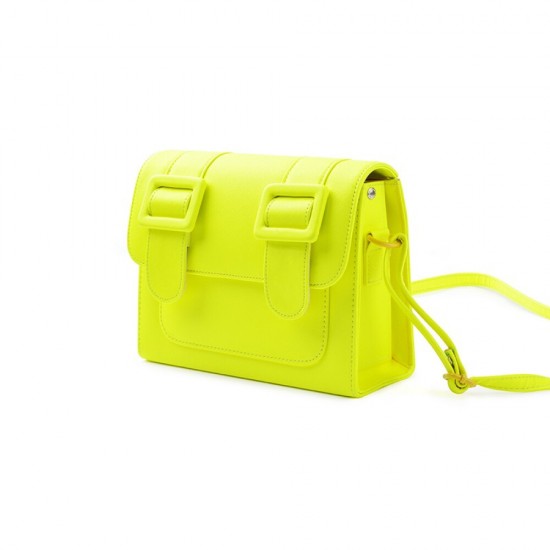 Merimies Plain Pretty Fluorescence Yellow Bag